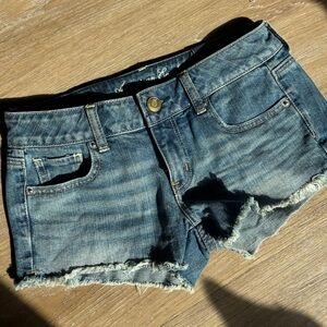 American Eagle Outfitters Low rise Blue Jean Shorts